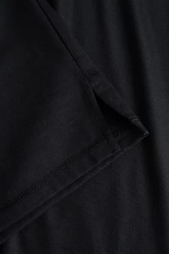 Pyjamashirt Mit Leo-Details A-Linie Schwarz Mix & Match Baumwolle/Modal -Pyjamas Für Zuhause 1223484 10995 6