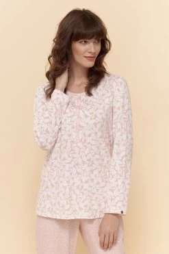 Pyjama Im Floralen Mustermix Knopfleiste 100% Baumwolle -Pyjamas Für Zuhause 1223502 16607 3