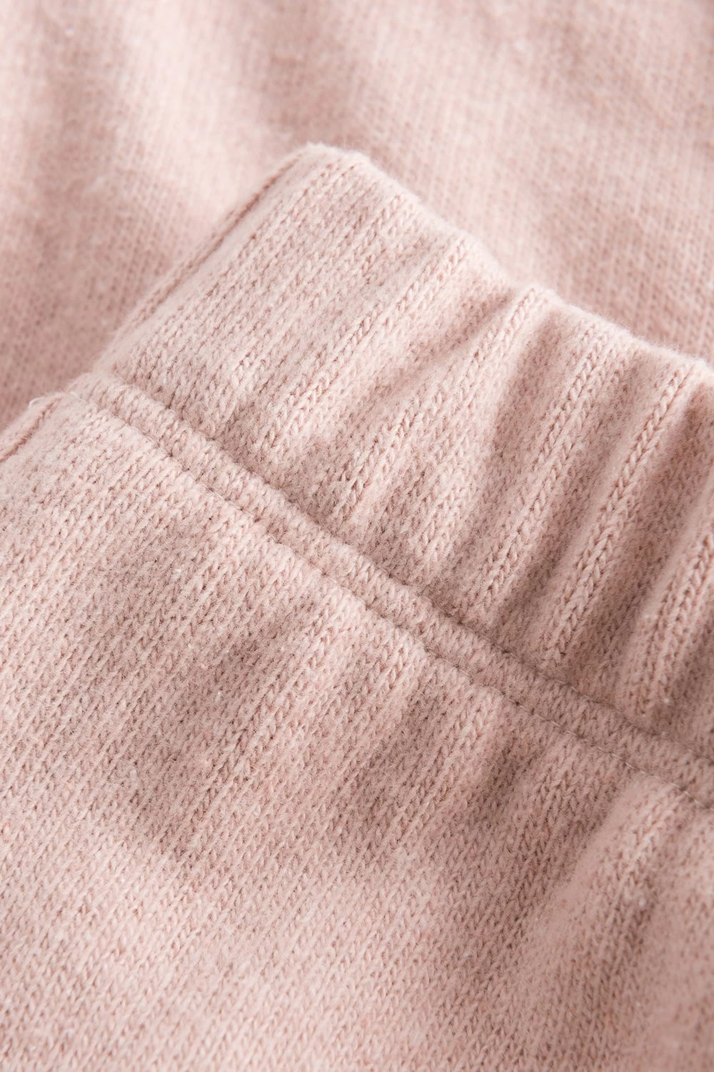 Hausanzug Mit Ringeldruck In Rosa-Weiß Strickqualität Materialmix 5 Hausanzug Mit Ringeldruck In Rosa-Weiß Strickqualität Materialmix - Image 5