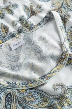 Nachtkleid Im Paisley-Druck Paspel Maxi-Länge 100% Baumwolle 11 Nachtkleid Im Paisley-Druck Paspel Maxi-Länge 100% Baumwolle -Pyjamas Für Zuhause 1223547 13117 4