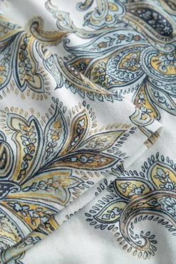 Nachtkleid Im Paisley-Druck Paspel Maxi-Länge 100% Baumwolle 12 Nachtkleid Im Paisley-Druck Paspel Maxi-Länge 100% Baumwolle -Pyjamas Für Zuhause 1223547 13117 5