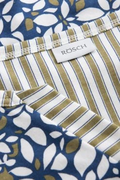 Pyjama Im Modernen Mustermix Blau-Grün 7/8 Hose 100% Baumwolle -Pyjamas Für Zuhause 1223568 16599 5