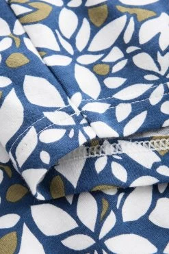 Pyjama Im Modernen Mustermix Blau-Grün 7/8 Hose 100% Baumwolle -Pyjamas Für Zuhause 1223568 16599 6