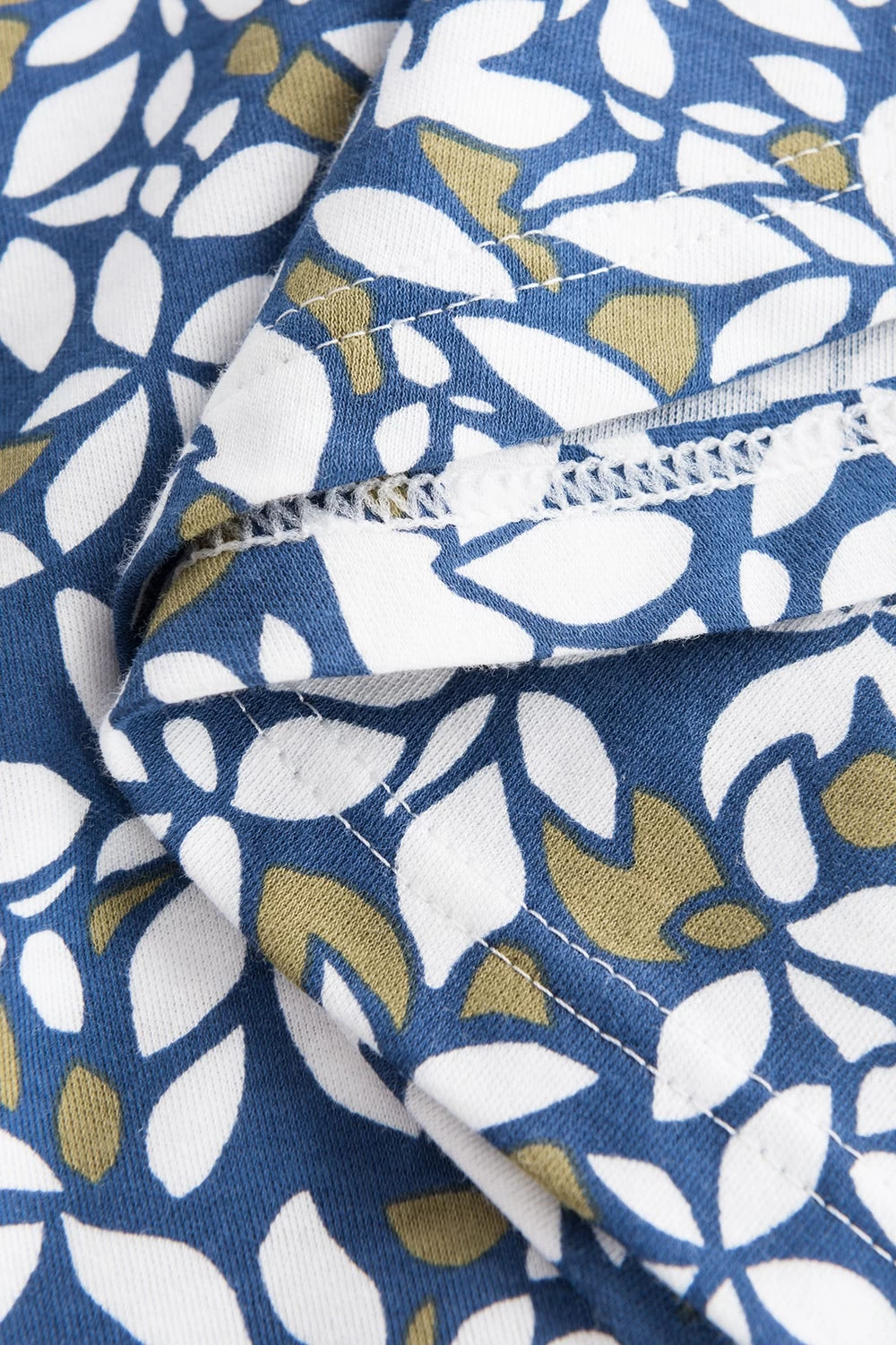 Nachthemd Im Modernen Mustermix Blau-Grün 100% Baumwolle 6 Nachthemd Im Modernen Mustermix Blau-Grün 100% Baumwolle - Image 6