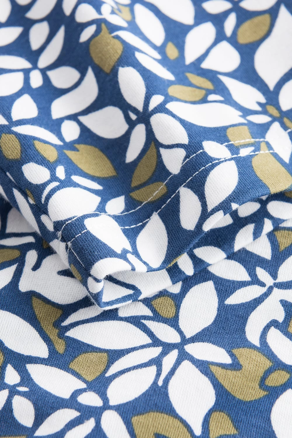 Nachthemd Im Modernen Mustermix Blau-Grün 100% Baumwolle 7 Nachthemd Im Modernen Mustermix Blau-Grün 100% Baumwolle - Image 7