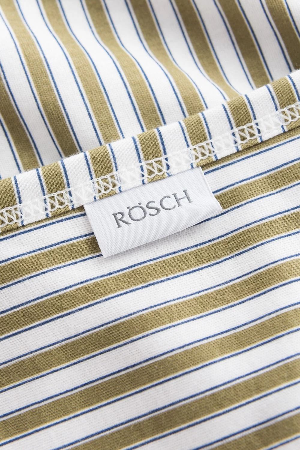 Nachthemd Im Modernen Streifen-Druck Grün 100% Baumwolle 5 Nachthemd Im Modernen Streifen-Druck Grün 100% Baumwolle - Image 5