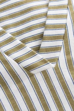 Nachthemd Im Modernen Streifen-Druck Grün 100% Baumwolle 12 Nachthemd Im Modernen Streifen-Druck Grün 100% Baumwolle -Pyjamas Für Zuhause 1223570 16599 5