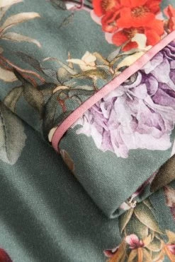 Pyjama Im Romantischen Blumendruck Kimono-Stil Baumwolle/Modal 12 Pyjama Im Romantischen Blumendruck Kimono-Stil Baumwolle/Modal -Pyjamas Für Zuhause 1223601 16403 5