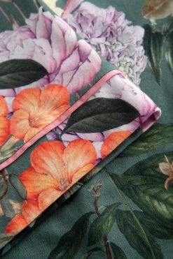 Nachtkleid Maxi-Länge Im Romantischen Blumendruck Kimono-Stil Baumwolle/Modal 10 Nachtkleid Maxi-Länge Im Romantischen Blumendruck Kimono-Stil Baumwolle/Modal -Pyjamas Für Zuhause 1223603 16403 5