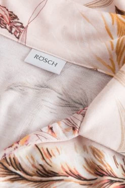 Nachthemd Im Romantischen Feder-Druck Umlegekragen Baumwolle/Modal -Pyjamas Für Zuhause 1223654 16576 4