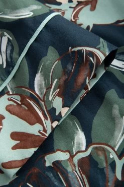 Morgenmantel Im Ansprechenden Blumen-Druck Wickelmantel Baumwolle/Polyester 12 Morgenmantel Im Ansprechenden Blumen-Druck Wickelmantel Baumwolle/Polyester -Pyjamas Für Zuhause 1223670 15647 5