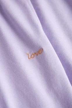 7/8-Hose Mit Stickerei Flieder Taschen Mix & Match Viskose/Elasthan -Pyjamas Für Zuhause 1232002 15608 6