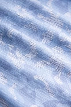 Nachtkleid Im Blauen Camouflage-Druck Halbarm Maxi-Länge Baumwolle/Elasthan 13 Nachtkleid Im Blauen Camouflage-Druck Halbarm Maxi-Länge Baumwolle/Elasthan -Pyjamas Für Zuhause 1232004 11574 6