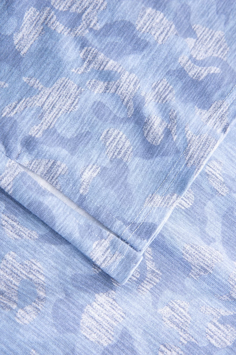 T-Shirt Im Blauen Camouflage-Druck Halbarm Mix & Match Baumwolle/Elasthan 6 T-Shirt Im Blauen Camouflage-Druck Halbarm Mix & Match Baumwolle/Elasthan - Image 6