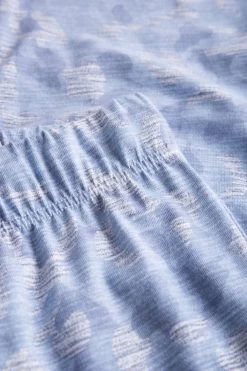 7/8-Hose Im Blauen Camouflage-Druck Schmal Mix & Match Baumwolle/Elasthan -Pyjamas Für Zuhause 1232006 11574 5