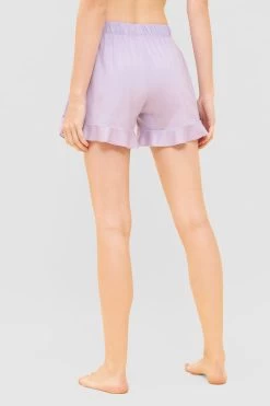 Shorts Mit Volants Und Stickerei "summer" Mix & Match Viskose/Elasthan -Pyjamas Für Zuhause 1232008 15608 2