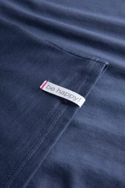 3/4-Shirt Mit Kontrast-Paspeln Lässig Basic Mix & Match Baumwolle/Elasthan -Pyjamas Für Zuhause 1232010 11694 5