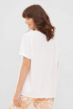 T-Shirt Mit Motivdruck Känguru Basic Weiß Mix & Match 100% Baumwolle 9 T-Shirt Mit Motivdruck Känguru Basic Weiß Mix & Match 100% Baumwolle -Pyjamas Für Zuhause 1232015 11710 2