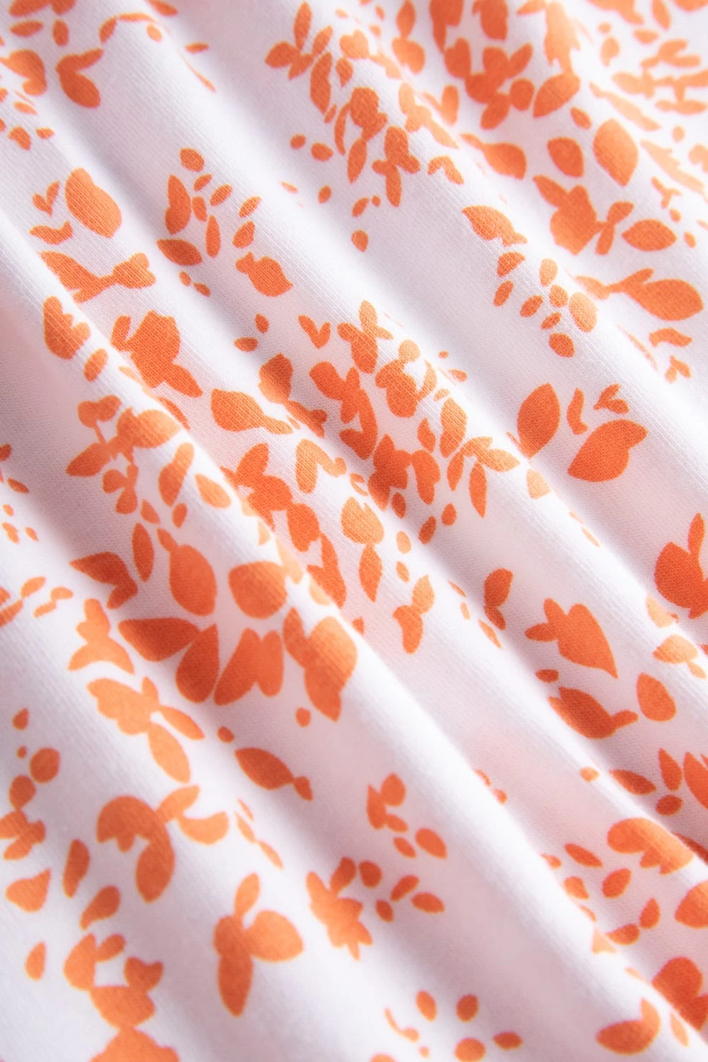 Nachthemd Im Blümchen-Design Orange Baumwolle/Elasthan 7 Nachthemd Im Blümchen-Design Orange Baumwolle/Elasthan - Image 7