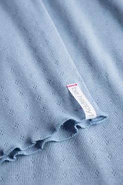 Pyjama-Hose Aus Ajour Feinstrick Hellblau Mix & Match 100% Baumwolle -Pyjamas Für Zuhause 1232022 16361 5