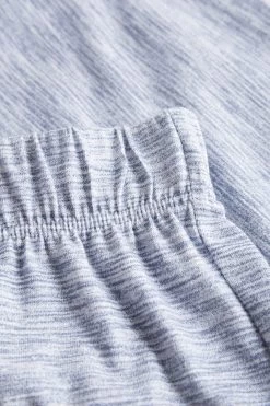 Shorts In Blauer Melange-Optik Kurze Hose Mix & Match Bio-Baumwolle/Elasthan -Pyjamas Für Zuhause 1232026 16553 5