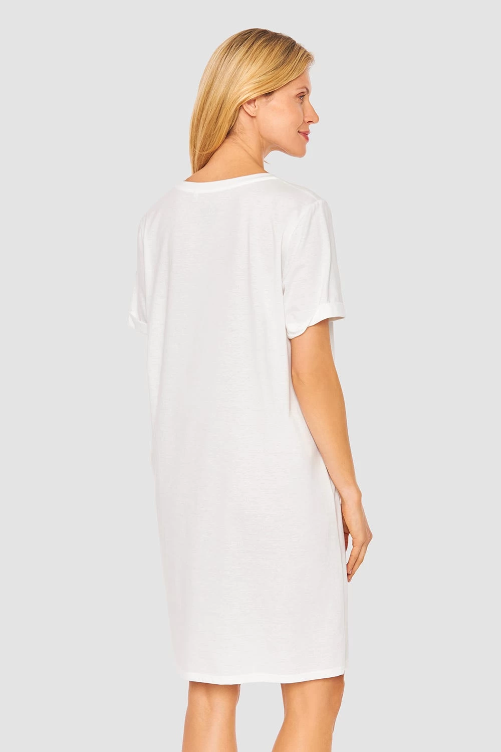 Nachthemd Mit Motivdruck Robbe Kurzarm 100% Bio-Baumwolle 3 Nachthemd Mit Motivdruck Robbe Kurzarm 100% Bio-Baumwolle - Image 3