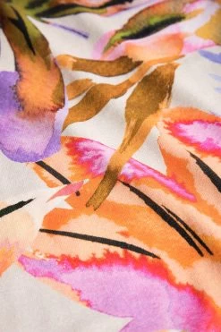 Lange Hose Im Fröhlichen Blätter-Druck Sommer Bunt Viskose/Elasthan 13 Lange Hose Im Fröhlichen Blätter-Druck Sommer Bunt Viskose/Elasthan -Pyjamas Für Zuhause 1232029 16364 6