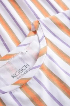 T-Shirt Im Streifen-Design Brusttasche Sommer Baumwolle/Elasthan 11 T-Shirt Im Streifen-Design Brusttasche Sommer Baumwolle/Elasthan -Pyjamas Für Zuhause 1232031 16397 4