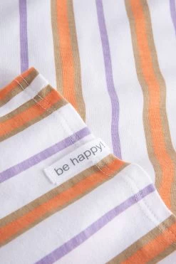 T-Shirt Im Streifen-Design Brusttasche Sommer Baumwolle/Elasthan 13 T-Shirt Im Streifen-Design Brusttasche Sommer Baumwolle/Elasthan -Pyjamas Für Zuhause 1232031 16397 6