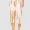 3/4-Hose Im Streifen-Design Culotte Sommer Baumwolle/Elasthan