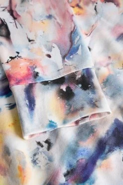 Sweatjacke Im Farbenfrohen Druck Hoodie Kapuze Mix & Match Baumwolle/Elasthan 13 Sweatjacke Im Farbenfrohen Druck Hoodie Kapuze Mix & Match Baumwolle/Elasthan -Pyjamas Für Zuhause 1233000 16856 6