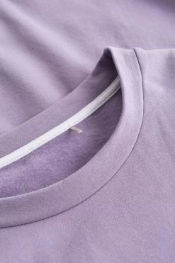 Sweatshirt Mit Stickerei "thanks" Flieder Mix & Match Baumwolle/Elasthan 11 Sweatshirt Mit Stickerei "thanks" Flieder Mix & Match Baumwolle/Elasthan -Pyjamas Für Zuhause 1233002 11469 4