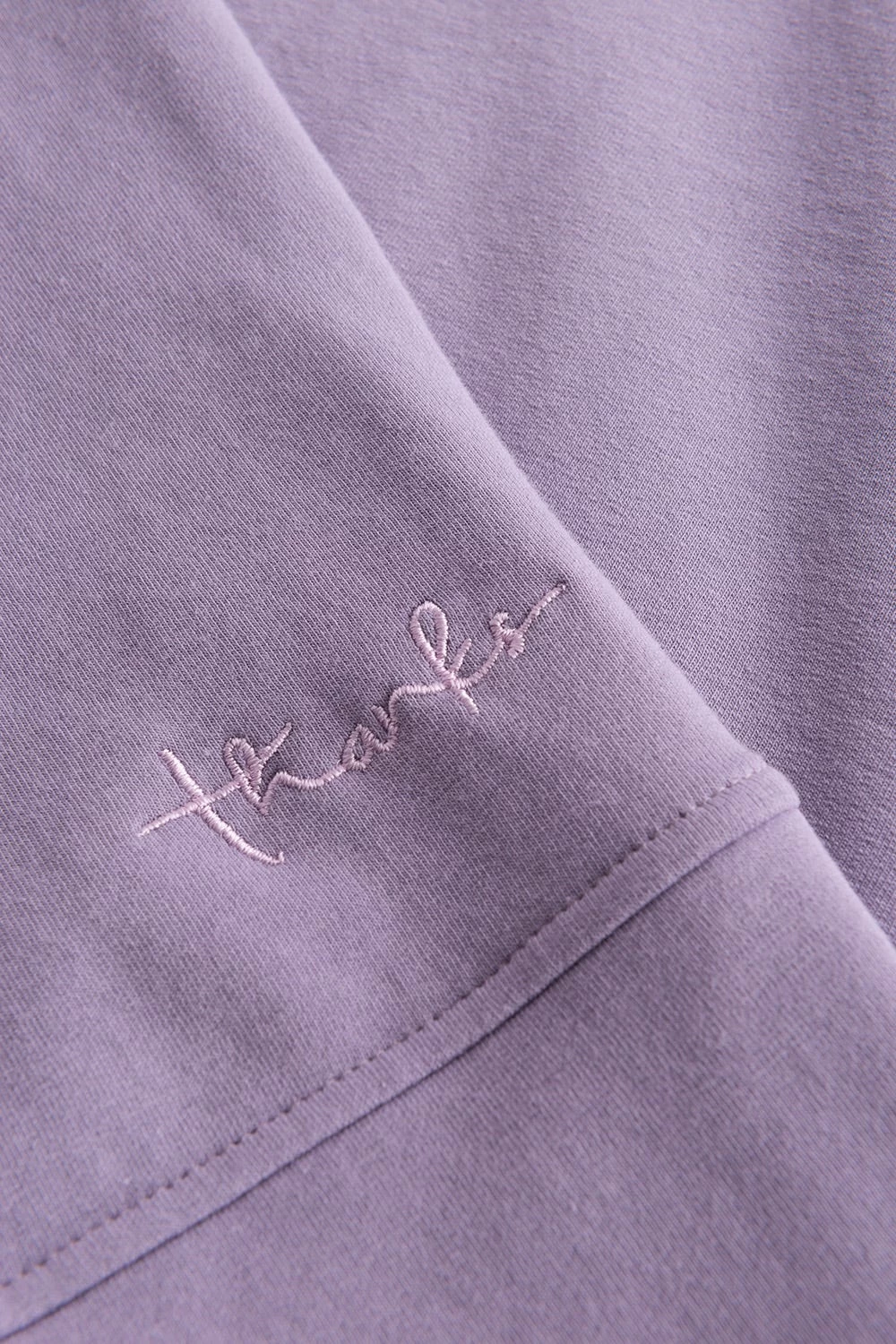 Sweatshirt Mit Stickerei "thanks" Flieder Mix & Match Baumwolle/Elasthan 7 Sweatshirt Mit Stickerei "thanks" Flieder Mix & Match Baumwolle/Elasthan - Image 7