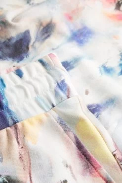 Bermuda Im Farbenfrohen Druck Sweat Mix & Match Baumwolle/Elasthan -Pyjamas Für Zuhause 1233007 16856 5