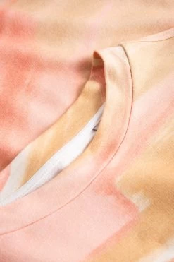 Sweatshirt Mit Kordelzug Pastell Rosa Mix & Match Baumwolle/Elasthan -Pyjamas Für Zuhause 1233012 16340 11