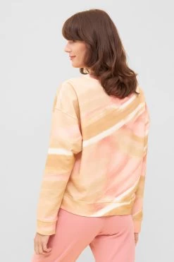 Sweatshirt Mit Kordelzug Pastell Rosa Mix & Match Baumwolle/Elasthan -Pyjamas Für Zuhause 1233012 16340 9