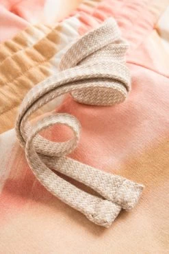 Bermuda Mit Kordelzug Pastell Rosa Mix & Match Baumwolle/Elasthan -Pyjamas Für Zuhause 1233014 16340 4