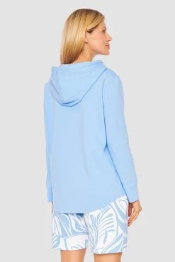 Jacke Mit Kapuze Und Reißverschluss Sweat Taschen Baumwolle/Elasthan -Pyjamas Für Zuhause 1233021 10556 2