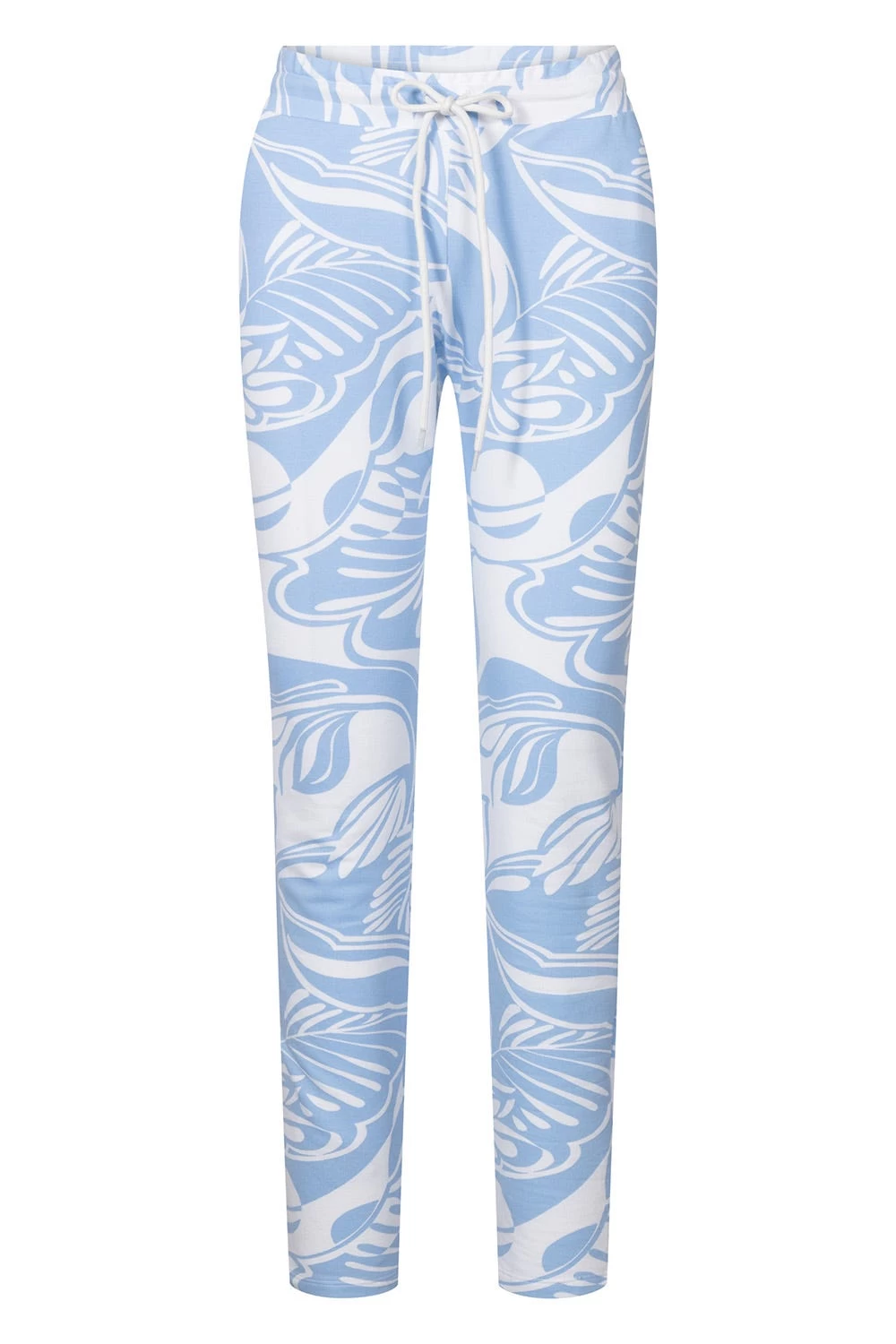 Sweathose Im Grafischen Druck Hellblau Kordel Baumwolle/Elasthan 2 Sweathose Im Grafischen Druck Hellblau Kordel Baumwolle/Elasthan - Image 2