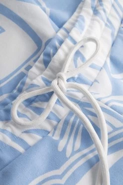 Sweathose Im Grafischen Druck Hellblau Kordel Baumwolle/Elasthan 11 Sweathose Im Grafischen Druck Hellblau Kordel Baumwolle/Elasthan -Pyjamas Für Zuhause 1233025 16854 4