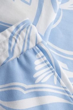 Sweathose Im Grafischen Druck Hellblau Kordel Baumwolle/Elasthan 12 Sweathose Im Grafischen Druck Hellblau Kordel Baumwolle/Elasthan -Pyjamas Für Zuhause 1233025 16854 5