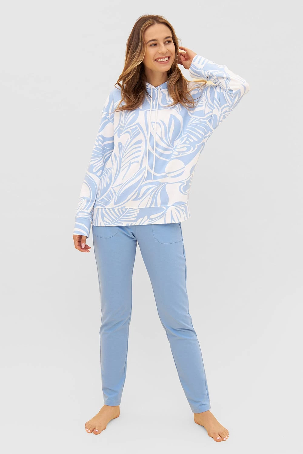 Sweathose Mit Aufgesetzten Taschen Kordel Baumwolle/Elasthan 4 Sweathose Mit Aufgesetzten Taschen Kordel Baumwolle/Elasthan - Image 4