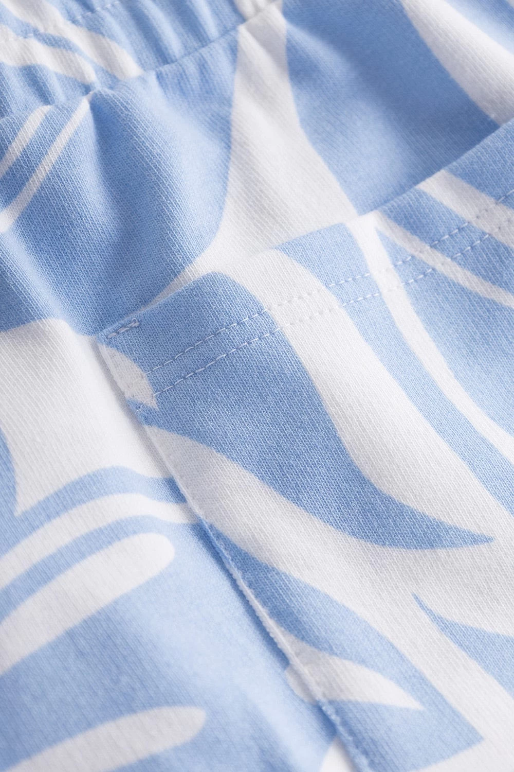 Bermuda Im Grafischen Druck Hellblau Kordel Baumwolle/Elasthan 7 Bermuda Im Grafischen Druck Hellblau Kordel Baumwolle/Elasthan - Image 7