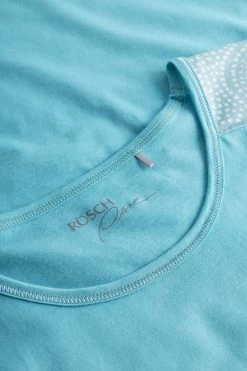 T-Shirt Mit Einsätzen Im Punkte-Druck Rundhals Baumwolle/Modal 11 T-Shirt Mit Einsätzen Im Punkte-Druck Rundhals Baumwolle/Modal -Pyjamas Für Zuhause 1233036 10037 4