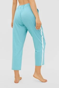 7/8-Hose Mit Seitlichen Streifen Gummibund Baumwolle/Modal -Pyjamas Für Zuhause 1233037 10037 2