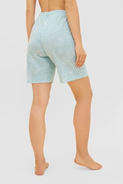 Bermuda Im Grafischen Punkte-Druck Taschen Baumwolle/Modal -Pyjamas Für Zuhause 1233038 16860 2