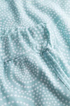 Bermuda Im Grafischen Punkte-Druck Taschen Baumwolle/Modal -Pyjamas Für Zuhause 1233038 16860 4