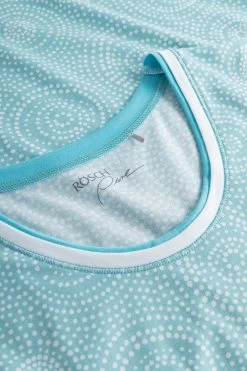 Nachthemd Im Grafischen Punkte-Druck Rundhals Baumwolle/Modal -Pyjamas Für Zuhause 1233039 16860 9