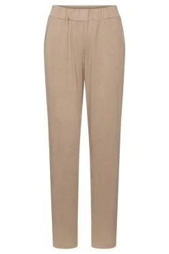 Hose In Beige Mit Kontrastpaspel Ziernähte Mix & Match Baumwolle/Modal 13 Hose In Beige Mit Kontrastpaspel Ziernähte Mix & Match Baumwolle/Modal -Pyjamas Für Zuhause 1233048 16858 1