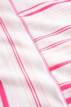 Nachthemd Im Rosa Streifendruck V-Ausschnitt Ziernähte 100% Baumwolle 10 Nachthemd Im Rosa Streifendruck V-Ausschnitt Ziernähte 100% Baumwolle -Pyjamas Für Zuhause 1233066 11673 4